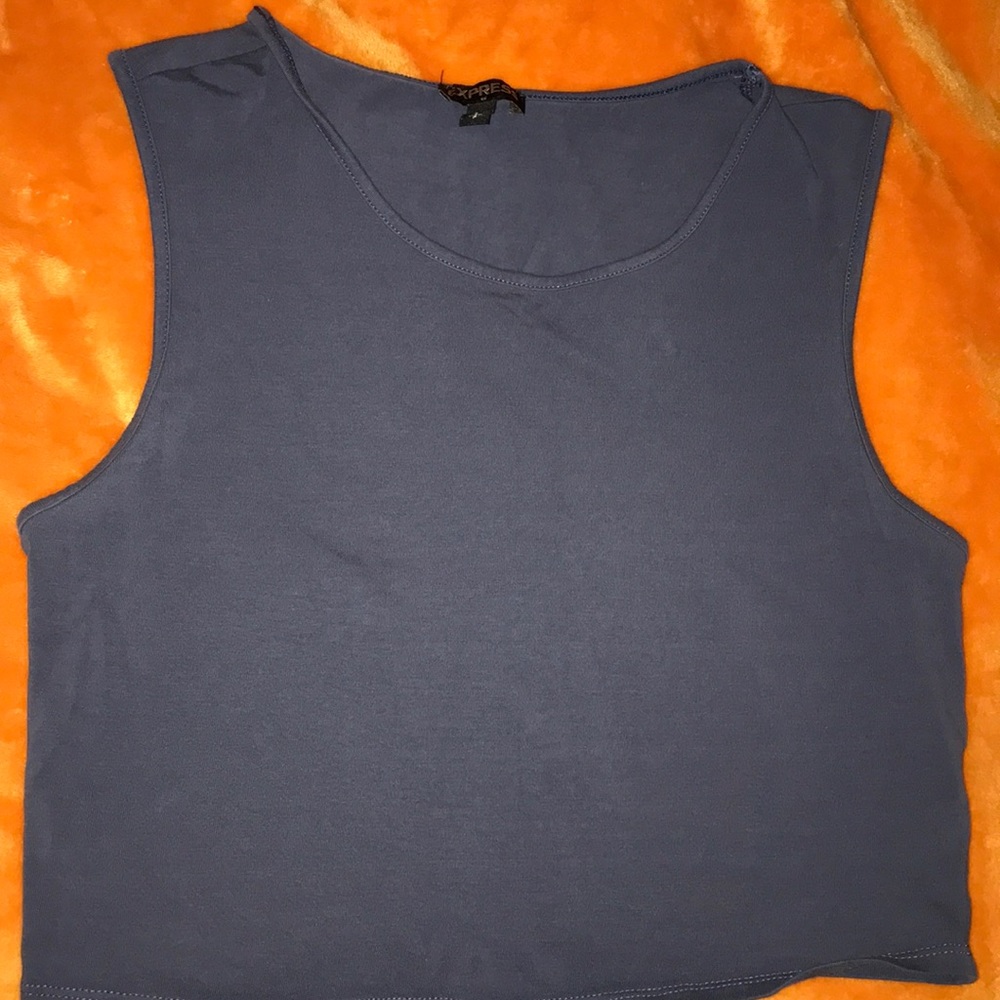 Blue express crop top! ✨